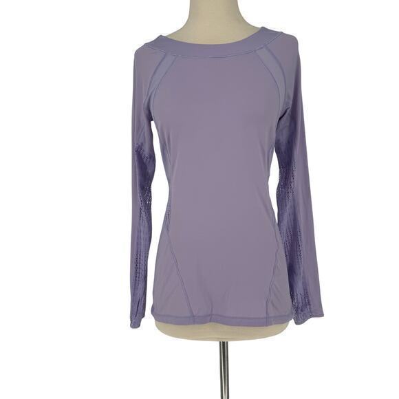 lululemon athletica Tops - Lululemon athletica long sleeve lavender active top size 4